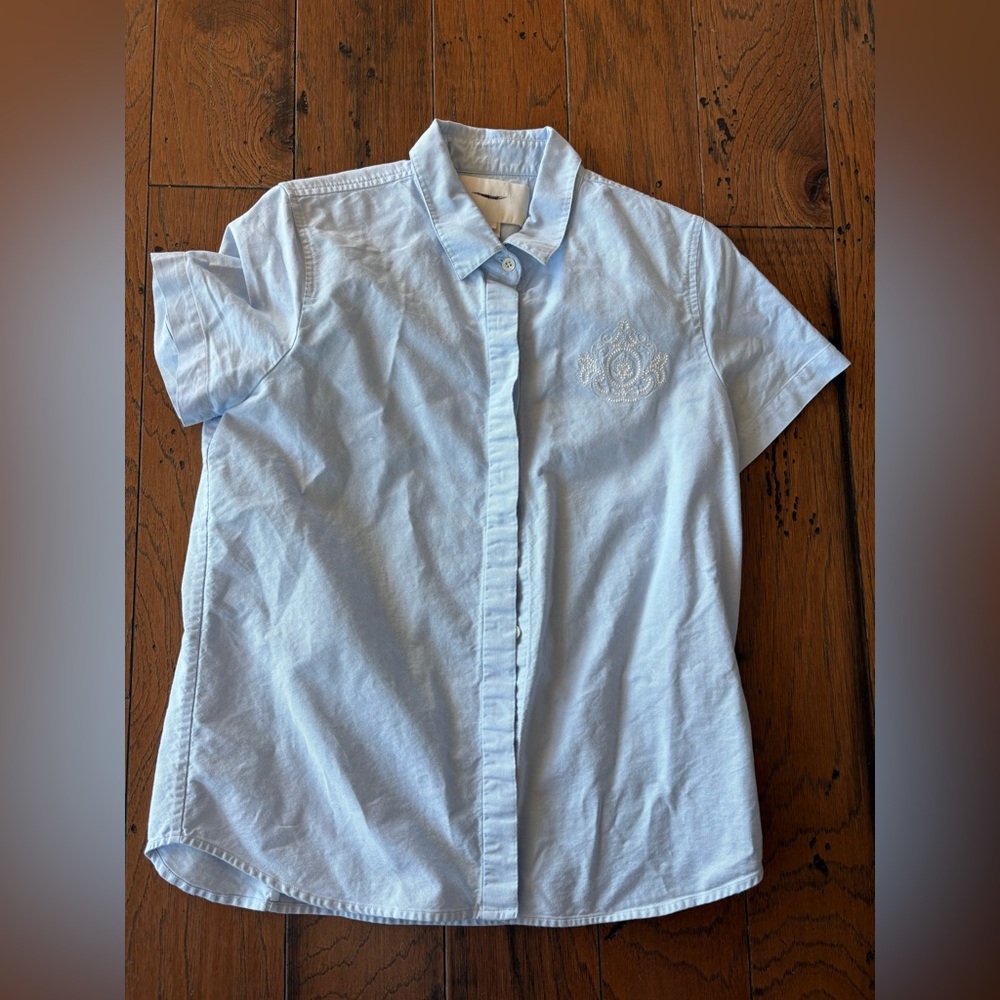 J Crew Collection Oxford blue button down size 10